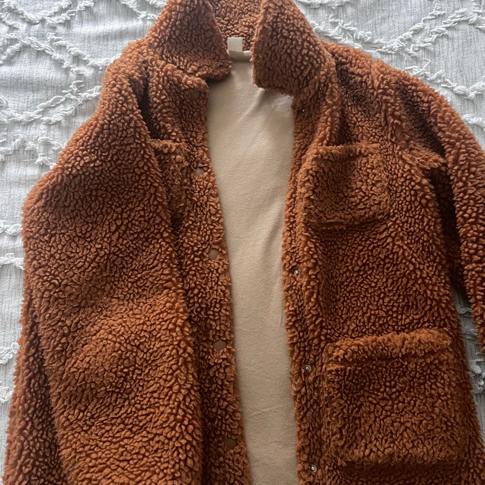 Crewcuts Brown Sherpa Jacket